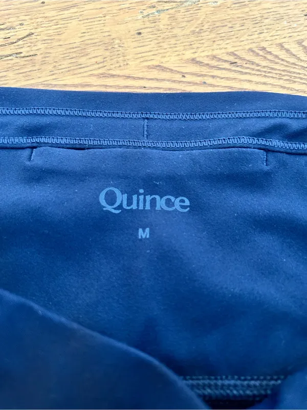 Quince Navy Blue Leggings Size M - Image 3