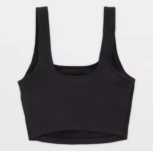 Aerie ‼️OFFLINE by Ribbed Square Neck Longline Sports Bra‼️ - Image 4