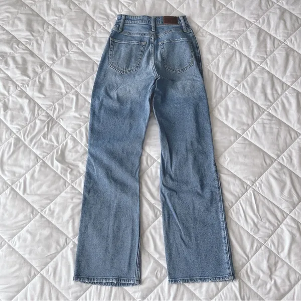 Hollister High Waisted Distressed Dad Jeans - Image 2
