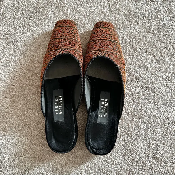 Stuart Weitzman Women's Jacquard Paisley Shoes - Image 4