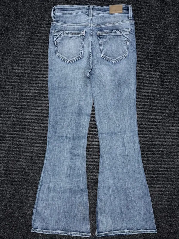 Buckle Black Fit No 75 Flare Leg Stretch Jeans 27 x 31 High Rise BBW1456R Boho - Image 2