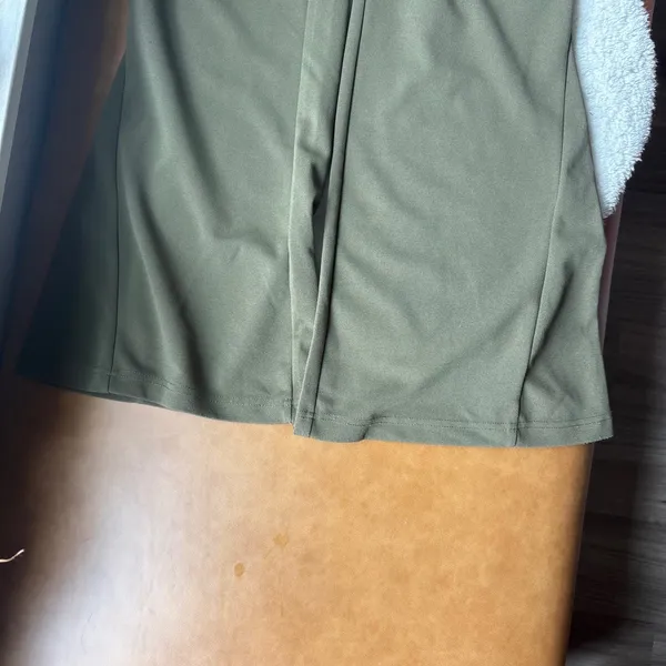 Rewash Olive Green‎ Wide Leg Flare High Waisted Trousers Pants Size M Back - Image 5
