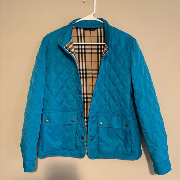 Burberry Quilted Jacket w/ Nova Check Lining - Image 2