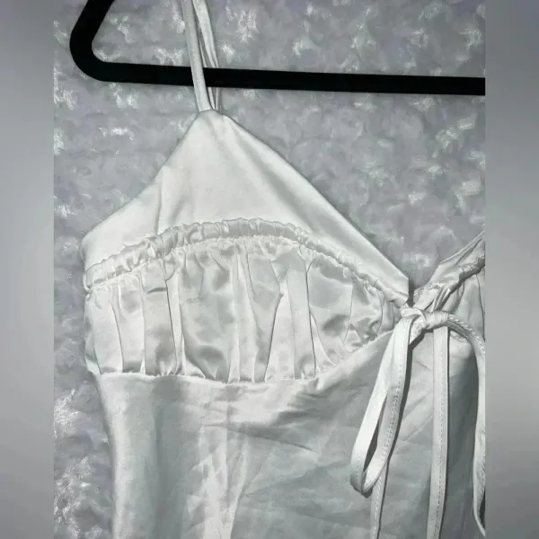 Princess Polly LADORA TOP WHITE size 6 - Image 5