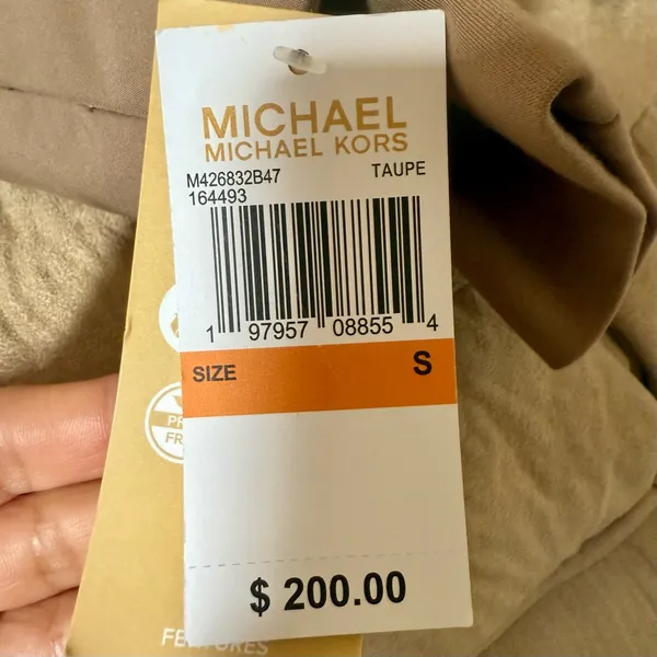 Michael Kors Hooded Long Women's Puffer Coat Size Small - Image 5