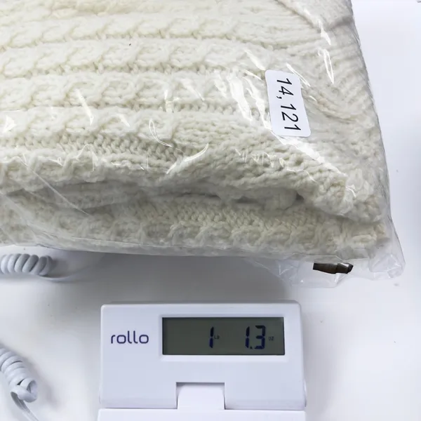 Chunky Cable Knit Sweater Womens S/M‎ Fisherman Handmade Heritage Alpine READ - Image 11