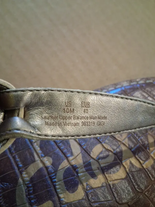Sam Edelman Women's Gigi Sandal - Size 10 M - Thong T-Strap Slingback/Snakeskin - Image 5