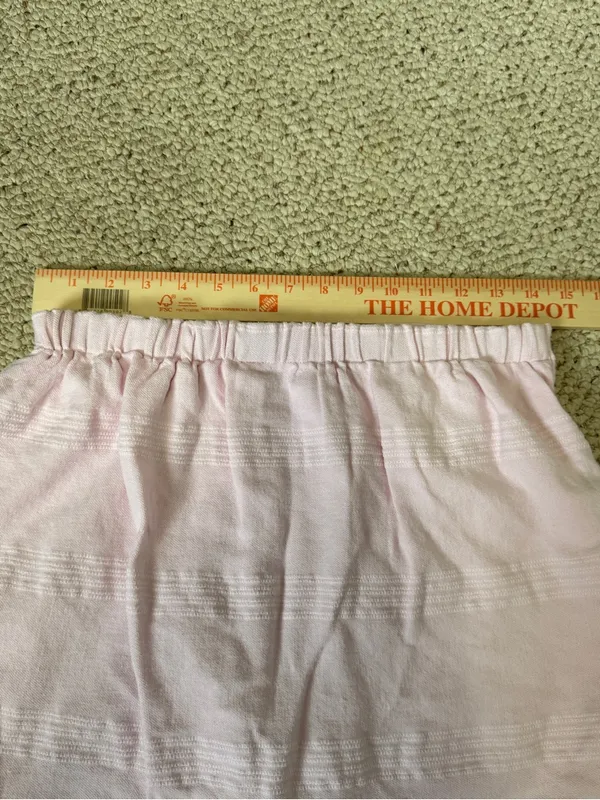 Free People Ain’t Nothing Like It Skort Blush Pink Linen Blend‎ Size Small - Image 3