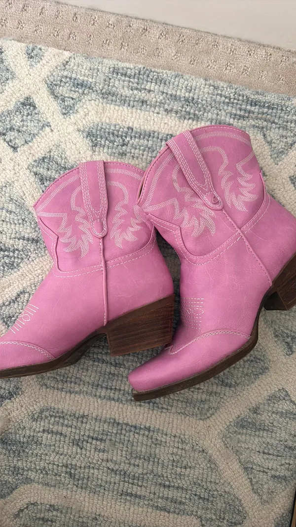 Sam Edelman Pink Cowboy Boots - Image 5