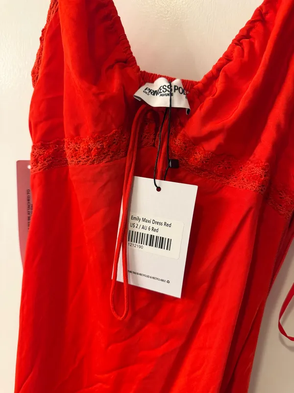 Princess Polly Dress Red - Image 2