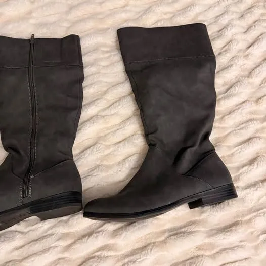 Style & Co. Gray Knee-High Boots Size 8.5 - Image 6