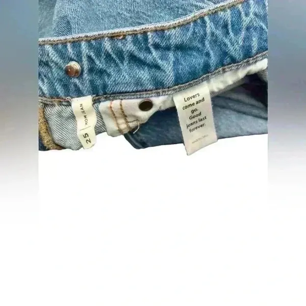 Pacsun Medium Blue Mom Jean 25” - Image 7