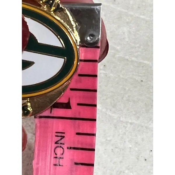 National Football League Vintage Green Bay Packers Vest Hat Lapel Pin Football Shield Round Badge - Image 5