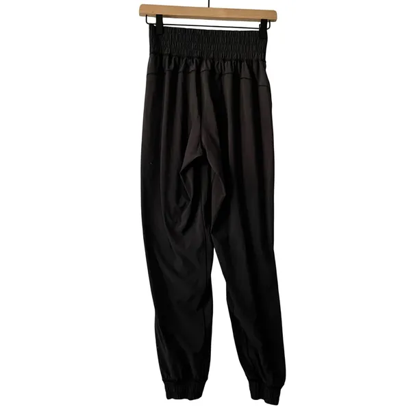 Lululemon Gray Black Jogger Lounge Pants Womens Size‎ 2 Athletic Wear - Image 4