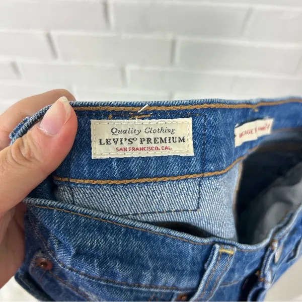 Levi’s Ribcage Straight Ankle Classic Wash Jeans Size 24 - Image 3
