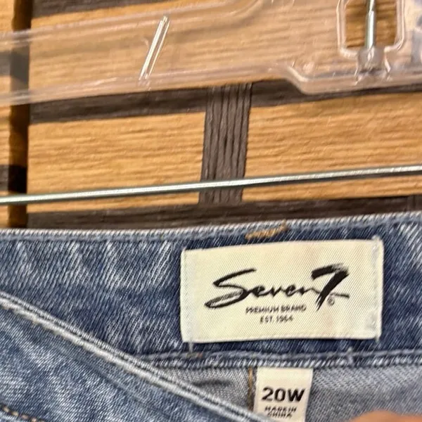 Seven7 Loose Straight Jeans Size‎ 20W - Image 4
