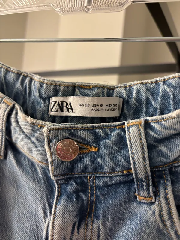 ZARA High-Rise slit flare jeans - Image 2