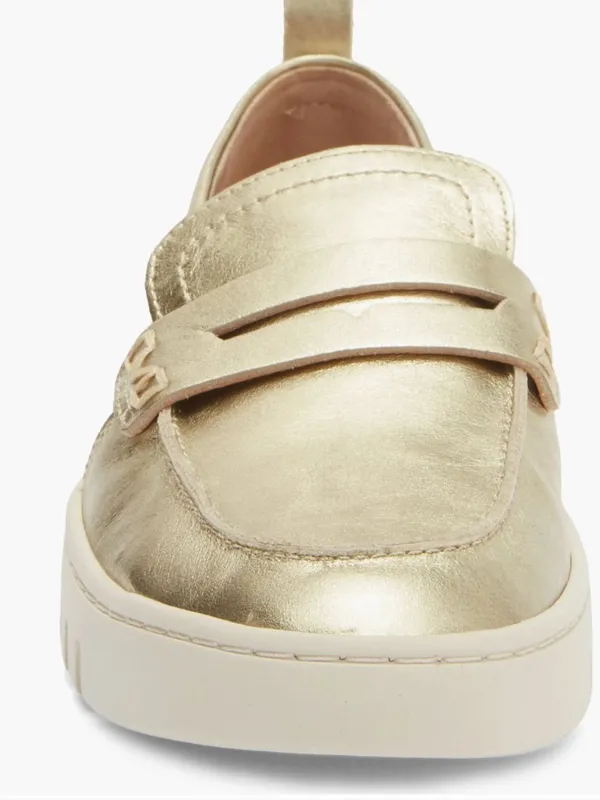 NEW $145 VIONIC Uptown Hybrid Penny Loafer GOLD - Image 3