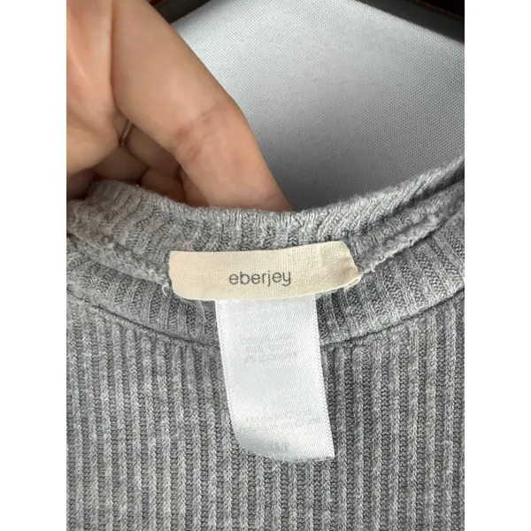 Women’s Everjey Small Light Gray Ribbed Tank Top - Image 5