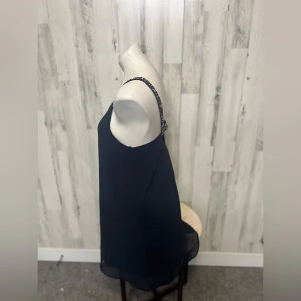 Navy blue dress Blue Size L - Image 3