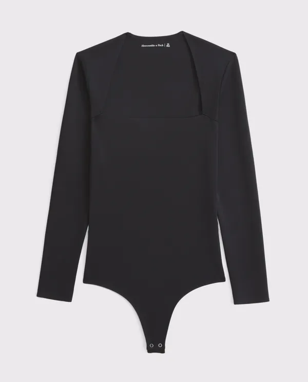 NWT Abercrombie and Fitch Ava Long-Sleeve Sculpt Matte Bodysuit - Image 3