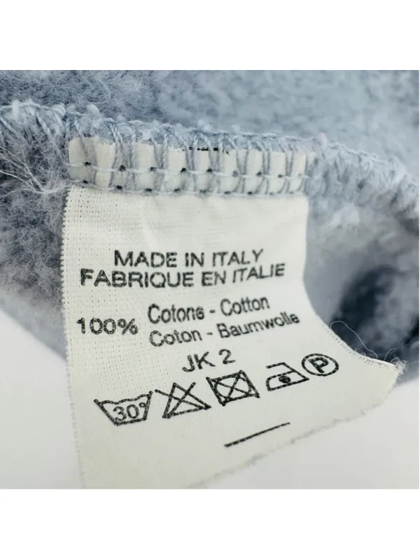 Brandy Melville Light Blue Half-Zip Sweatshirt One Size - Image 4