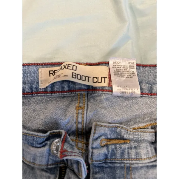 VTG Y2k Levi's 550 Jeans Women 18M Light Wash Relaxed Bootcut Grunge Streetwear - Image 6