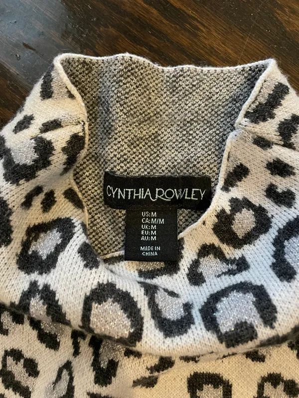 Cynthia Rowley Silver Sweater - Image 3