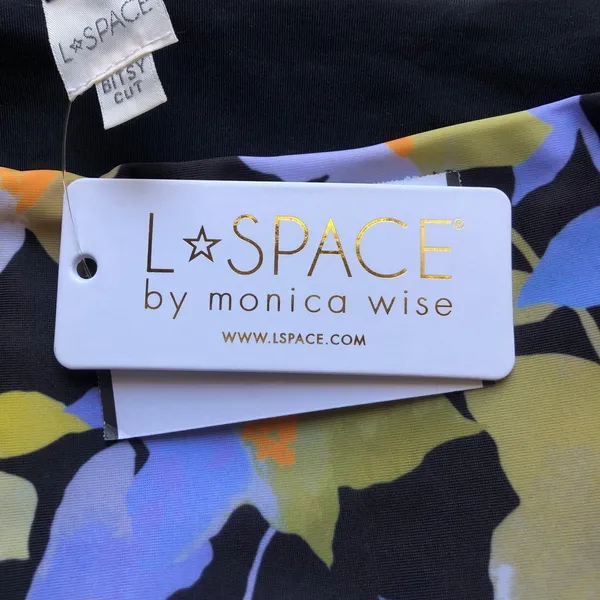 L*Space Monica Wise Harrington Floral Bitsy Bikini Bottom Women’s Small NWT - Image 10