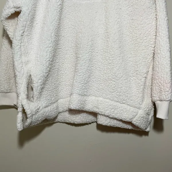 Aerie Fleece Sherpa Pullover Sweatshirt - Image 3