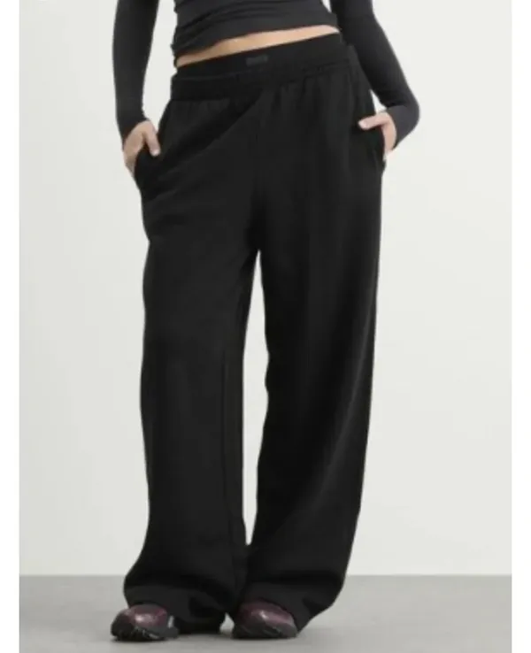 SKIMS Cotton Fleece Exposed Boxer Pant S - Image 3