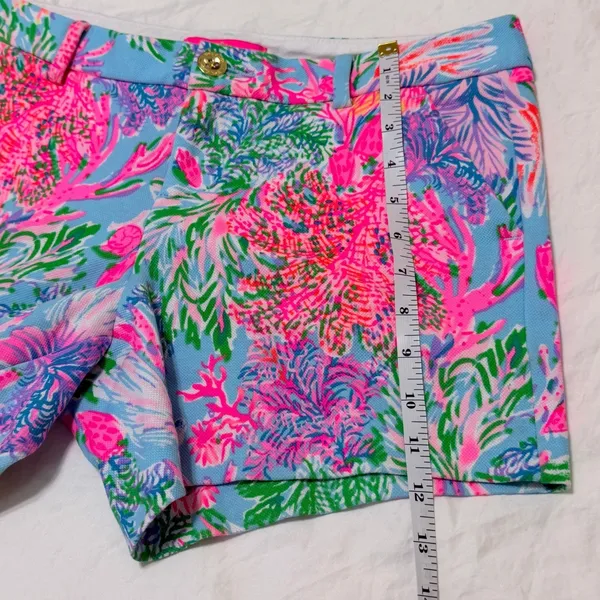 Lilly Pulitzer Callahan Knit Shorts Size 6 Celestial Blue Cay to My Heart 005699 - Image 14
