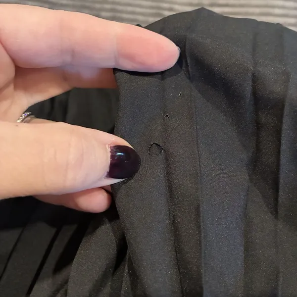 NWT Fabletics Black Hot Shot Pleated active dress w/shorts/bra/pockets SEE PICS - Image 10