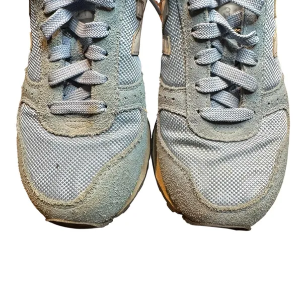 New Balance 311 Shoes Womens‎ Size 7 Blue Suede Mesh Athletic Casual WL311AAQ - Image 2