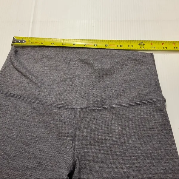 Lululemon Align Pant II 25" Mini Heathered Herringbone Black White/Black Sz 10 - Image 6