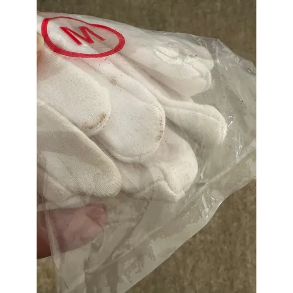 Vintage White Gloves Size Medium New in Original Packaging - Image 6