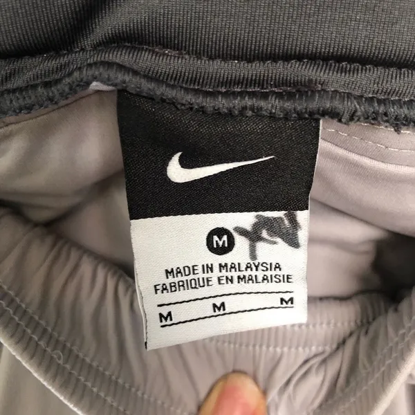Women’s Black and Grey Nike Reflective Running Pants Size M - Image 6