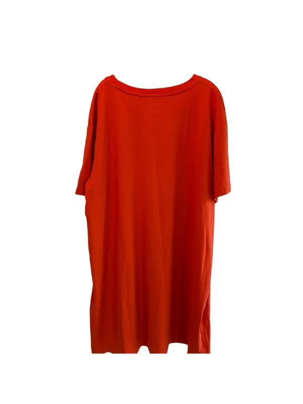 A New Day Size 3XL Pull Over Casual Short Sleeve Tunic T-Shirt Orange - Image 5
