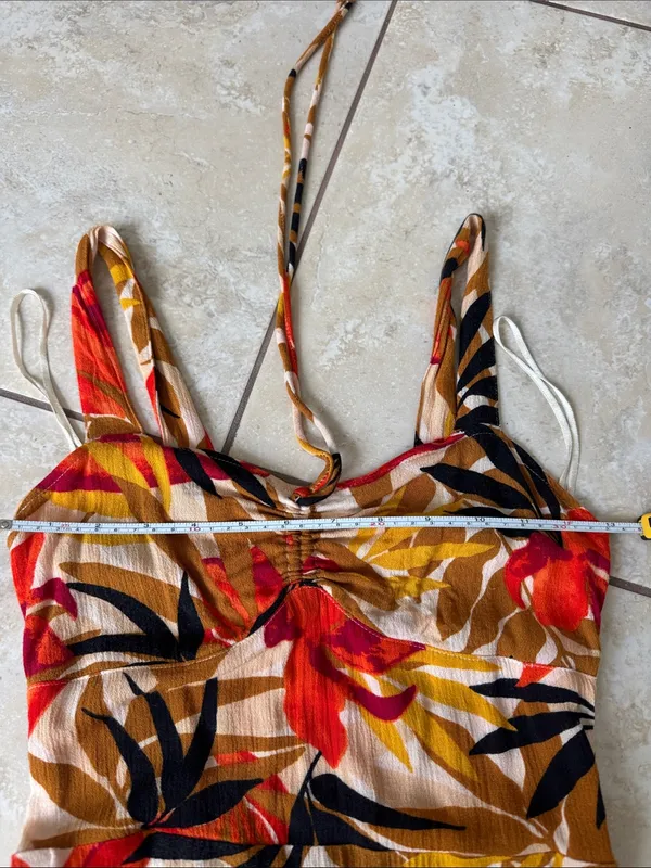 Billabong sweet sands tropical Floral Mini Dress - Image 6