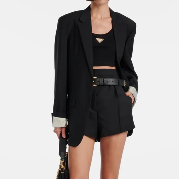 PRADA logo cropped tank top - Image 2