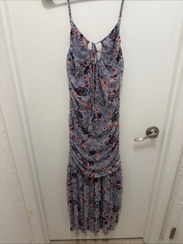 MISA LA Floral Print Ruched Midi Dress NWT - Image 2