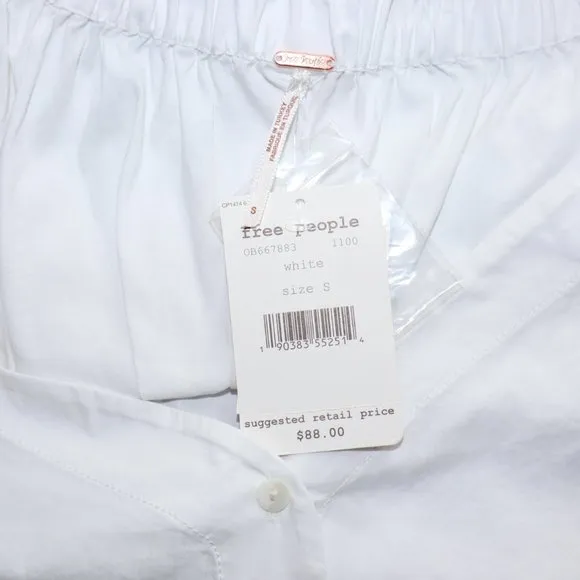 NWT Free People March To The Beat Off‎ the shoulder Top S - Image 4