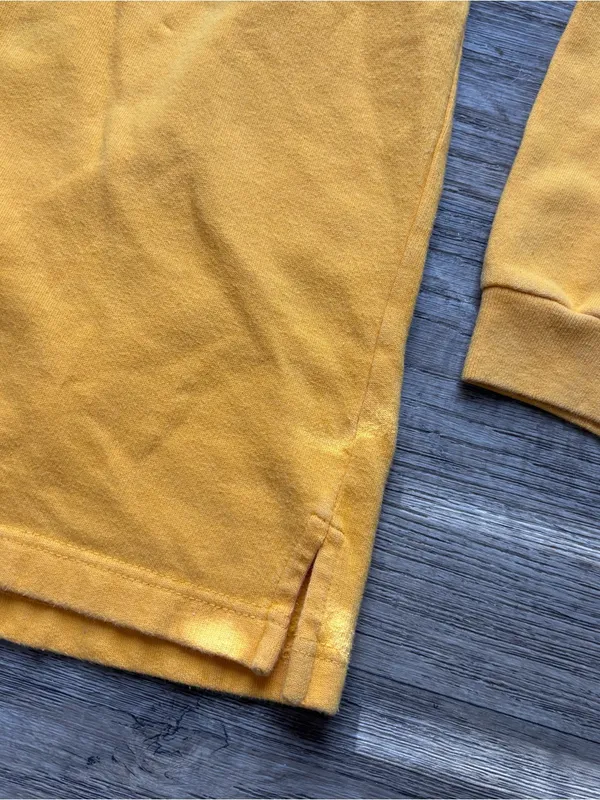 Y2K Tommy Hilfiger Yellow 'Classics' Crewneck Sweatshirt Preppy Fall Winter - Image 5