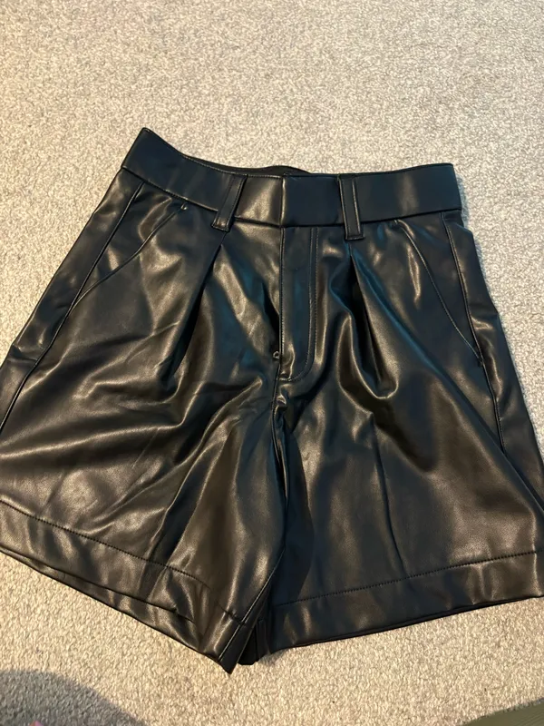 Abercrombie Leather Shorts Vegan - Image 5