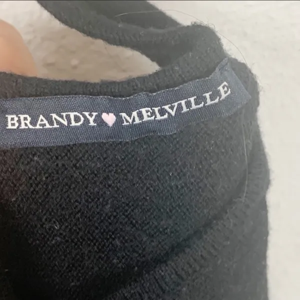 Brandy Melville Small Wool Blend Open‎ Back Sweater - Image 3