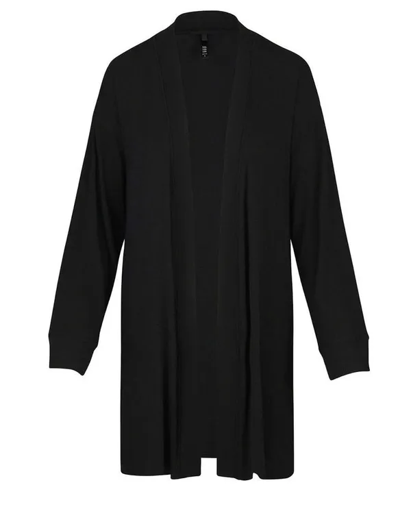 Skims Soft Lounge Robe In Onyx - Image 5
