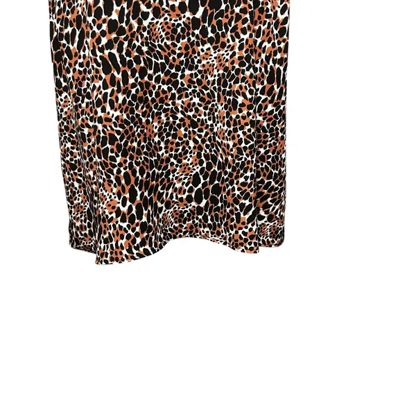 Y2K Scoop Women Leopard Cropped Cami Top XL‎ Lace Trim Night Club Coquette Layer - Image 6