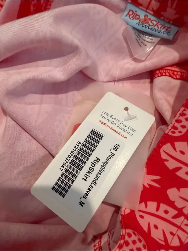 RIP SKIRT pineapple and leaves skirt nwt Size M - Image 5