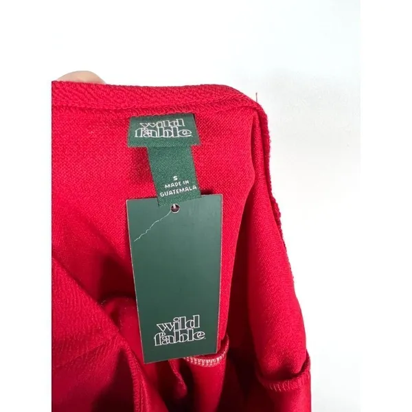 Wild fable red mini dress NWT women’s size small‎ - Image 5