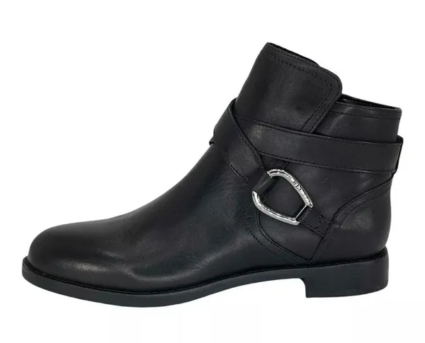NWT Lauren Ralph Lauren Women's Hermione Ankle Fashion Boots Black 7B - Image 5